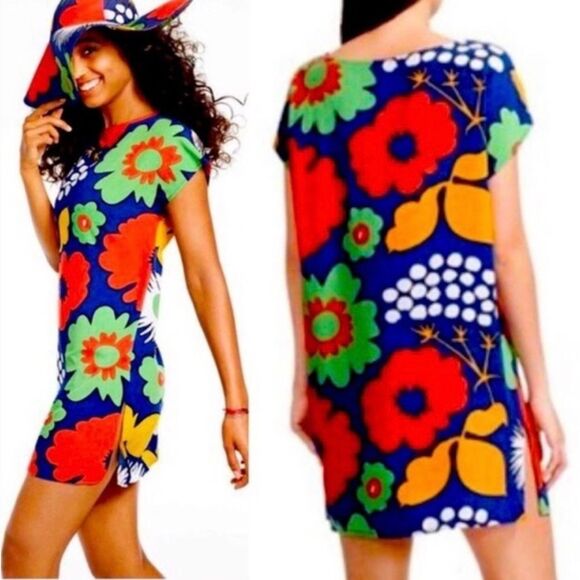 Marimekko For Target Women Size S Kukkatori Floral Shift Dress Boho Festival - Picture 1 of 15